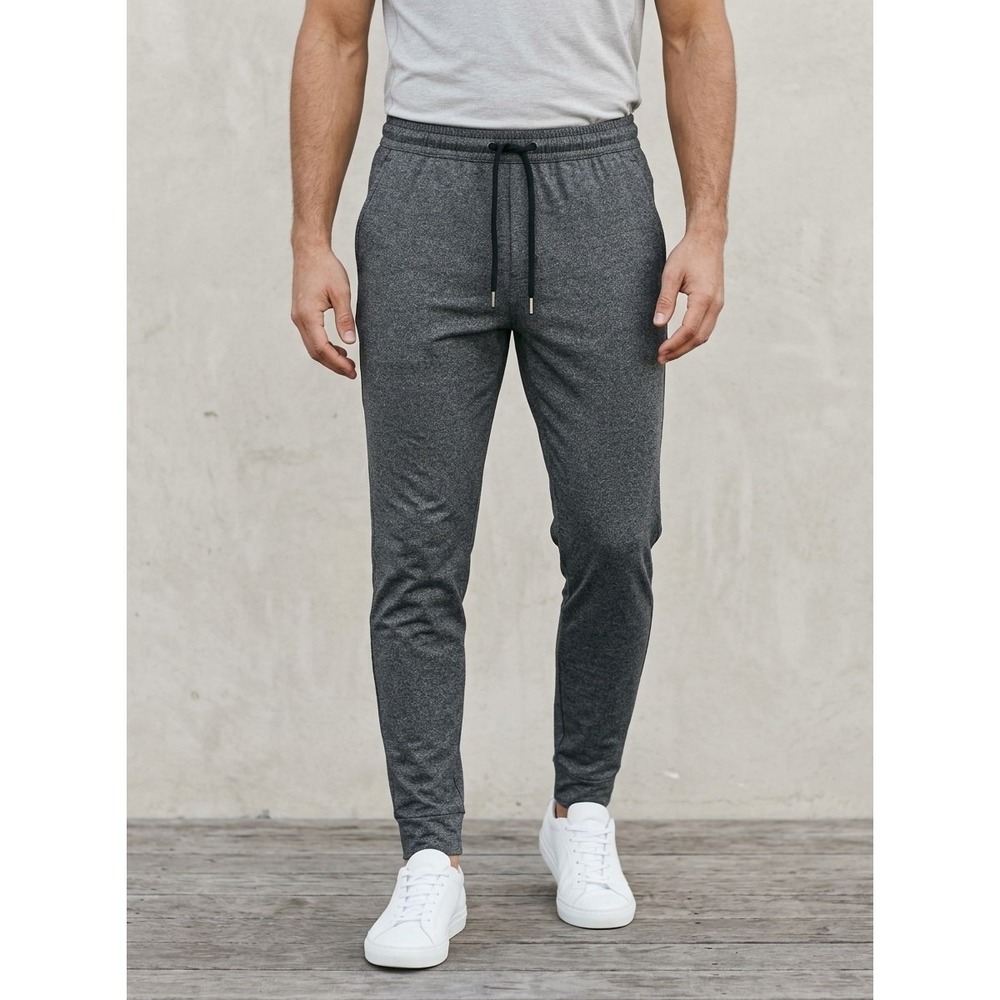 01.Algo Performance Joggers Mens Size S Gray Good Tapered Athletic Sweatpants